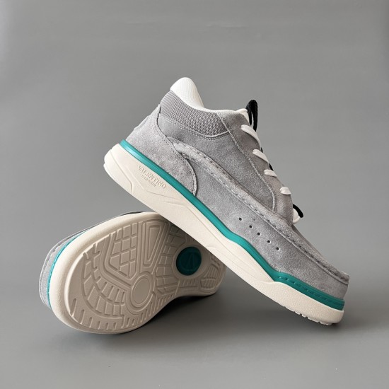 Mid Top Lace-Up Casual Shoes