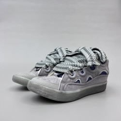 Leather Curb Sneakers