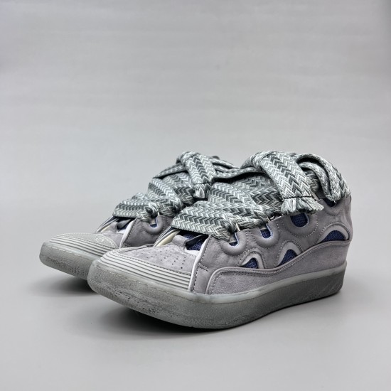 Leather Curb Sneakers