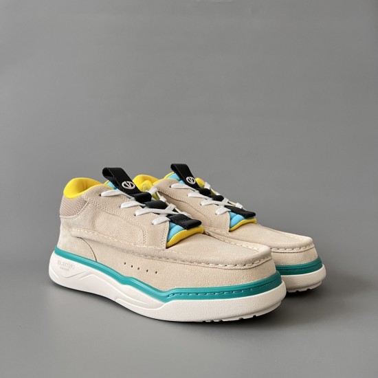 Mid Top Lace-Up Casual Shoes