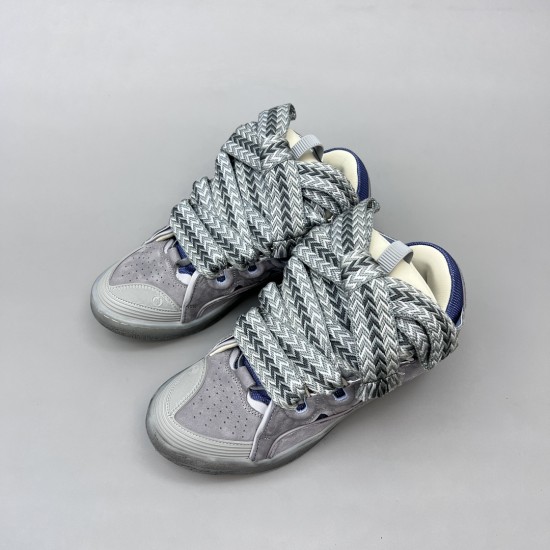 Leather Curb Sneakers