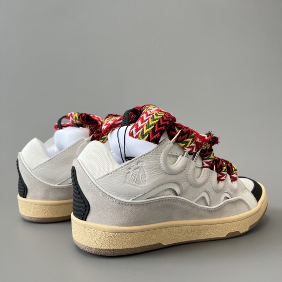 Leather Curb Sneakers