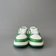 Trainer Low Top Casual Board Shoes White Green Men's