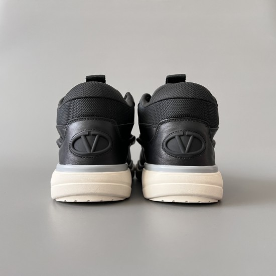 Mid Top Lace-Up Casual Shoes