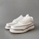 Mid Top Lace-Up Casual Shoes