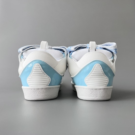 Leather Curb Sneakers