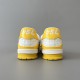 Trainer Low Top Casual Board Shoes White Yellow Men's