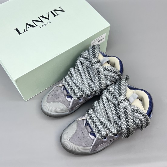 Leather Curb Sneakers