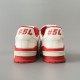 Trainer Low Top Casual Board Shoes White Red Men's