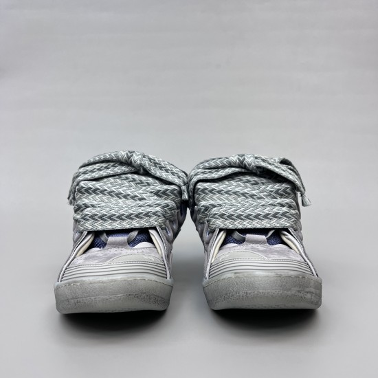 Leather Curb Sneakers