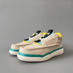 Mid Top Lace-Up Casual Shoes