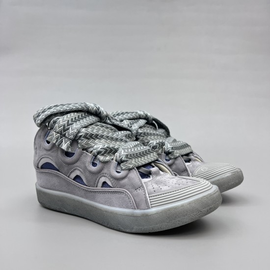 Leather Curb Sneakers