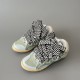 Leather Curb Sneakers