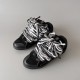 Leather Curb Sneakers