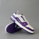 Trainer Low Casual Board Shoes White Purple Men's