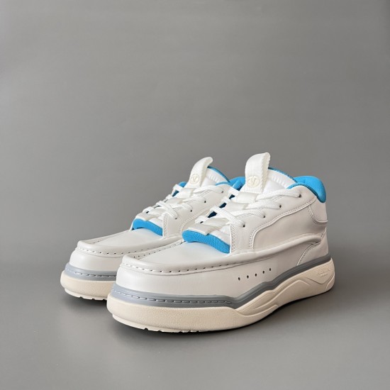 Mid Top Lace-Up Casual Shoes