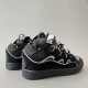 Leather Curb Sneakers