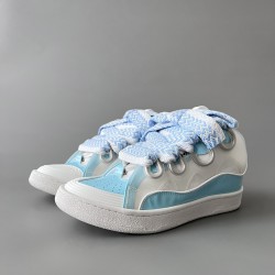 Leather Curb Sneakers