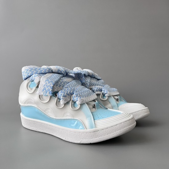 Leather Curb Sneakers