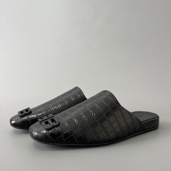 Crocodile Print Flip Flops