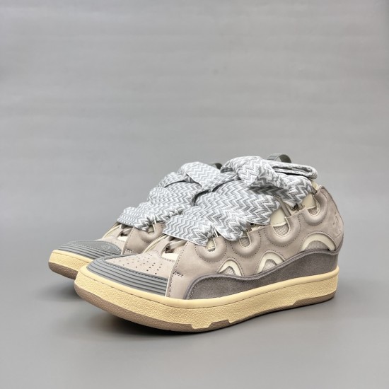 Leather Curb Sneakers