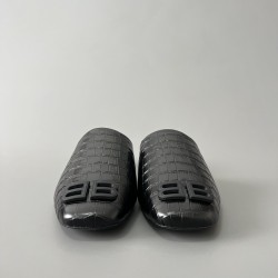 Crocodile Print Flip Flops