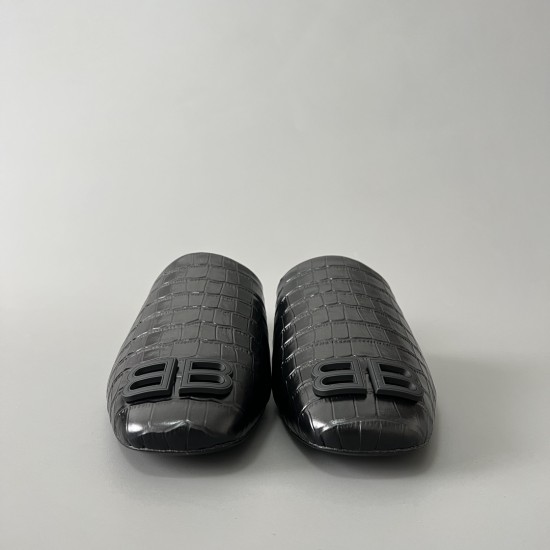 Crocodile Print Flip Flops