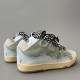 Leather Curb Sneakers