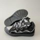 Leather Curb Sneakers
