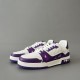 Trainer Low Casual Board Shoes White Purple Men's