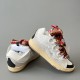Leather Curb Sneakers