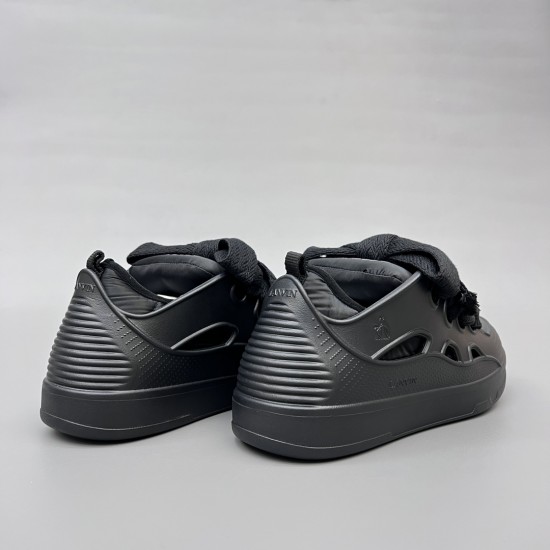 Leather Curb Sneakers