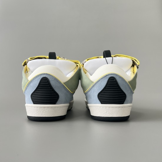 Leather Curb Sneakers