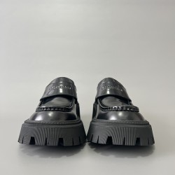 Tractor Round Toe Loafers