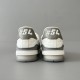 Trainer Low Top Casual Board Shoes White Gray Men's