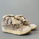 Leather Curb Sneakers