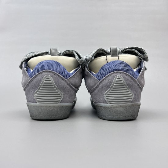 Leather Curb Sneakers