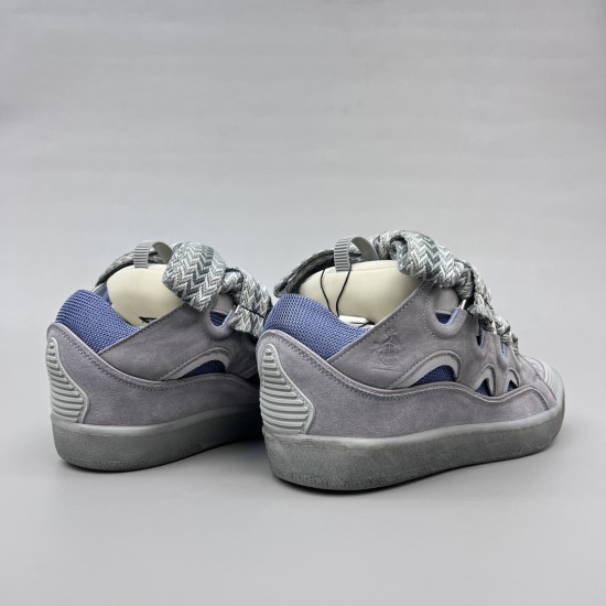 Leather Curb Sneakers