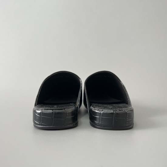 Crocodile Print Flip Flops