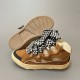 Leather Curb Sneakers