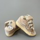 Leather Curb Sneakers