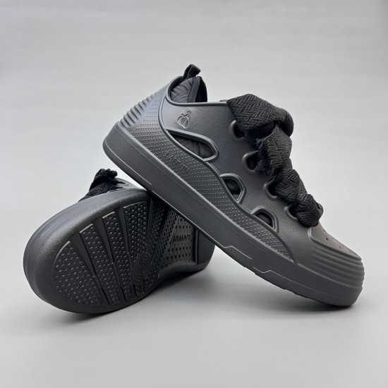 Leather Curb Sneakers