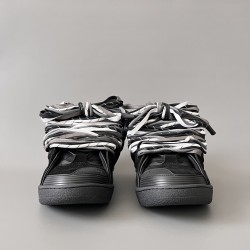 Leather Curb Sneakers