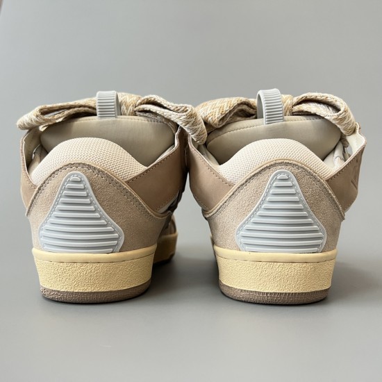 Leather Curb Sneakers