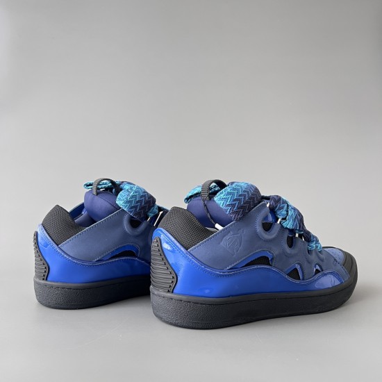 Leather Curb Sneakers