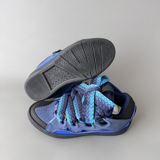 Leather Curb Sneakers