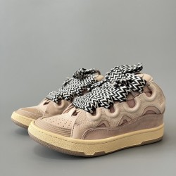 Leather Curb Sneakers