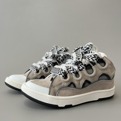 Leather Curb Sneakers