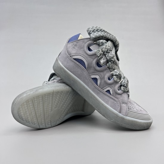 Leather Curb Sneakers