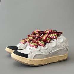 Leather Curb Sneakers